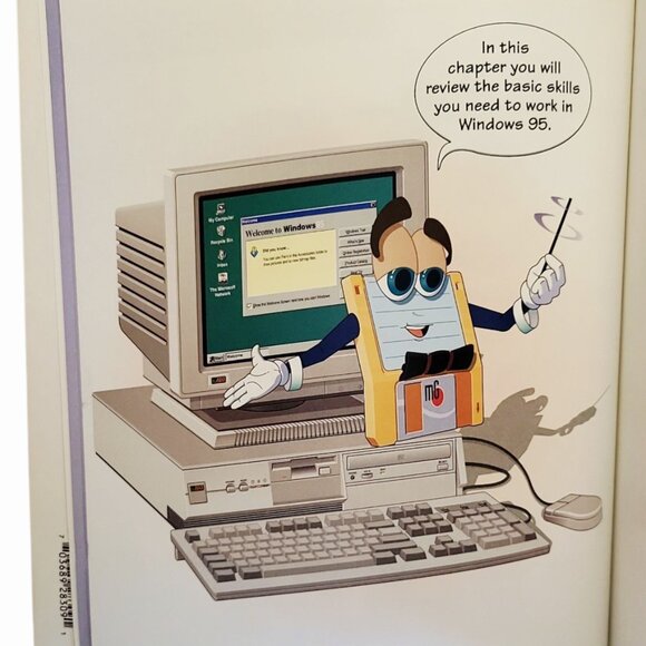 Windows 95 Intermediate 3D Visual Series maranGraphics 1996 Canadian Ex Con 151p - Picture 10 of 10